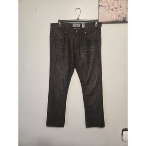 Inc Jeans Mens 34x32 Black Berlin Slim Straight Denim Pants International Concep